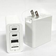 【新品 未使用 送料無料】MemCatcher Pro Apple 公式 MFi認証 充電器 65W GaN PD 急速充電 USB-A & USB-C 3ポート_画像3