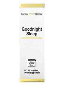 California Gold Nutrition Goodnight Sleep グッドナイトスリープ 睡眠 30ml リラックス ストレス ホップ ロベリア セントジョーズワート