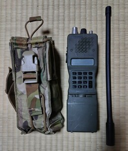 実物 T3 Gear Adjustable MBITR Radio Pouch アジャスタブル MBITR ラジオポーチ マルチカム PRC-152 T3ギア PRC-152ダミー付き