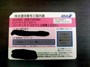 ANA株主優待券　2025年5月31日迄