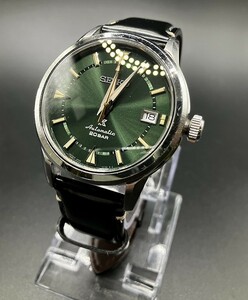 SEIKO　セイコープロスペックス　SBDC149　初代アルピニスト復刻モデル　グリーン文字盤　箱・取説付 稼働品　レザーベルト　自動巻