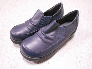 Mother's Touch real leather made walking shoes mother z Touch details unknown JP24.0 EEEE unused goods?