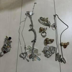  Swarovski necklace earrings brooch etc. brand rhinestone accessory summarize large amount 6