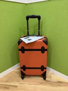 #21379 スーツケース ハード キャリーバッグ オレンジ 【TSA ロック付き】※縦約45㎝×横約32㎝×奥行き20㎝