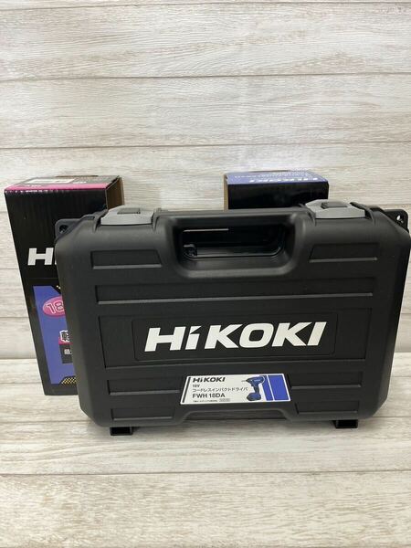 HiKOKI 18V FWH18DA コードレスインパクトドライバー本体、ケース、ビット、説明書　