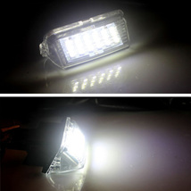 LED ナンバー灯 ライセンスランプ 80系 アクア ヴィッツ ラクティス SAI カローラフィールダー ヴォクシー エスクァイア トヨタ 2個 白_画像4