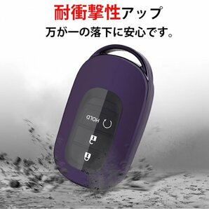 ホンダ HONDA N-BOX JF5 JF6 ヴェゼル VEZEL CIVIC シビック ハッチバック FL1 ステップワゴン キーカバー スマート キーケース シルバーの画像4