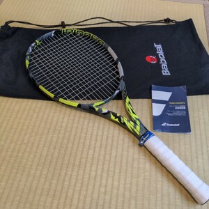 バボラ　BABOLAT　ピュアアエロ　300グラム　超美品　レザーグリップ　サイズ2