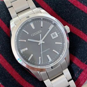 CITIZEN シチズン　自動巻き　NB1050-59H グレー　美品　中古