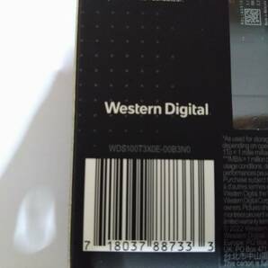 【送料無料】新品未開封 NVMe SSD GEN4 1TB WD BLACK SN770 M.2 2280 WDS100T3X0E WesternDigitalの画像4