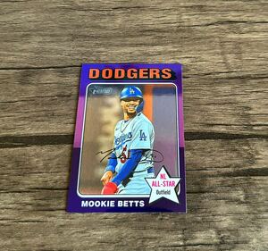 2024 Topps Heritage Puple Refractor Hot Box Mookie Betts ムーキー・ベッツ ドジャース　mlb