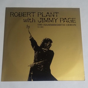 ★ROBERT PLANT with JIMMY PAGE「1983 HAMMERSMITH ODEON 13 DEC」LP レコード コレクターズ ロバート・プラント LED ZEPPELINの画像1