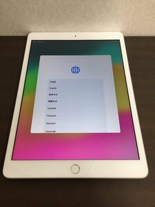 Apple iPad7 32GB 画面割れ バッテリー96% A2198 第7世代 10.2インチ シルバー 現状品