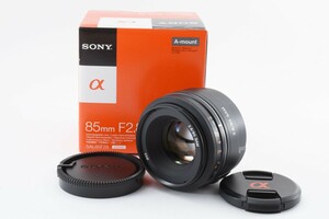 Sony SAL85F28 85mm F/2.8 ソニーAマウント用 交換レンズ 元箱付き
