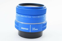 SMC Pentax DA 35mm F/2.4 AL ペンタックスKマウント用 交換レンズ オーダーカラーブルー_画像10