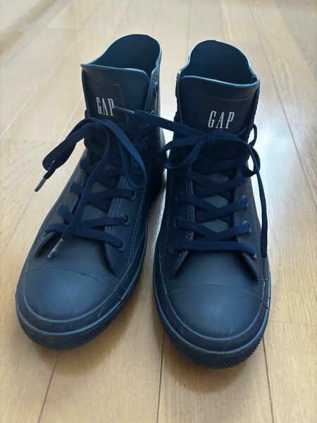 GAP ハイカット　レインシューズ　ネイビー　L