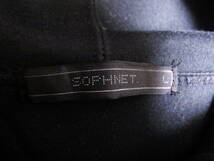 【送料無料】 SOPH.NET ソフネット 18AW カラーリブ サイドジップ フーデッドスウェットパーカー L COLOR RIBBED HEM ZIP PULL OVER HOODY_画像8