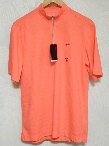 【タグ付き未着用】 NIKE GOLF ナイキゴルフ 半袖 ハーフジップTシャツ カットソー Mサイズ Dri-FIT 吸汗速乾 【送料無料】