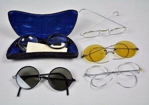 * Showa Retro *1930s* old glasses * glasses * various 5 point / junk treatment ..