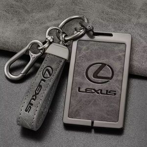 Lexus専用 キーケース 金属製 LEXUS キーCover Key holder IS LS NX UX RX レザー 金属メタル カード式