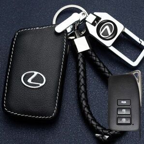 レクサス キーケース レザー製 LEXUS キーカバー キーホルダー LS UX NX LC LX LBX RX RZ LM GX ES スマートキー キーレス