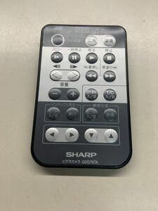 【wy-13-072】ジャンク　SHARP シャープ G0079TA 　ビデオカメラリモコン