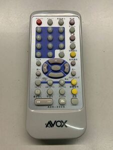 【wy-13-046】AVOX アボックス DVDプレーヤー リモコン ADS-200S