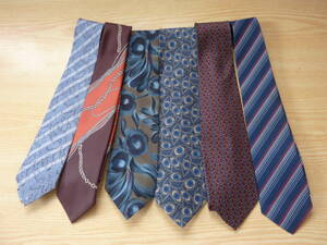 ☆★　ジャンク　ネクタイ　6本セット　EXCELLENCE　EVERYDAY　SERIOGERIANI　ORIGINALCRAVAT　他　★☆