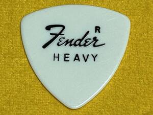 Fender PICK HEAVY 白 オニギリ エンボス黒文字 6枚1セットレア!!