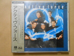 CD Active Force 「(S.T.)」 国内初版 D32Y3528 シュリンク付き 美盤 帯・ジャケット・解説・歌詞に微かなシミ CDケースに微かな黄ばみ　