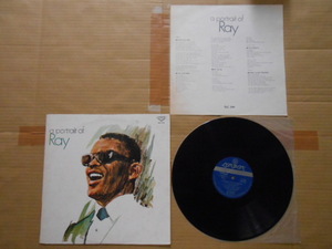 LP Ray Charles 「わが心のうたA PORTRAIT OF RAY」 国内盤 SLC-549 ‘75年 再発 帯無し 美盤 ジャケットに軽いシミ 解説にシミ