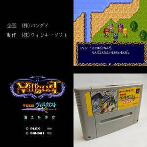 甲竜伝説ヴィルガスト (RPG) スーパーファミコン 動作確認済・端子清掃済[SFC5802_888]