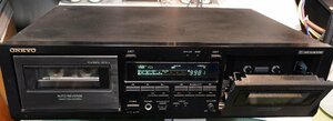 A&P●ONKYO：TA-RW344;Wカセット：左右オ－トリバ－ス（OH済）