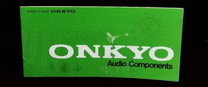 A&P　　「ONKYO」カタログ：：オリジナル：：本物（送料無料）