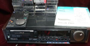 A&P●SONY:EV-S800:video8カセットレコーダー +tape20本（おまけ）：（ジャンク）