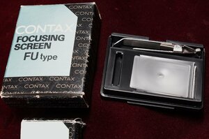 A&P　　CONTAX：FOCUSING-SCREEN：FU-4」＋[FL-4」：元箱付：（送料無料）