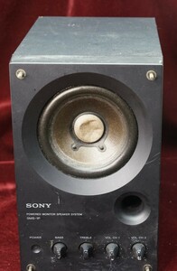 A&P●SONY：SMS-1P：プロ用POWERD-SP:スピーカー：1台：小傷：凹あり