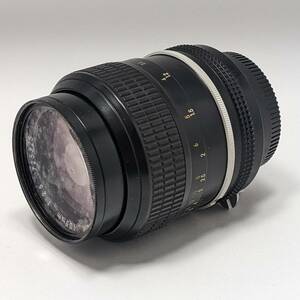 【UD237ST】Nikon ニコン カメラレンズ NIKKOR 105mm 1:2.5 光学機器 ※動作未確認 レンズプロテクター固着