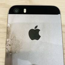 【OFS-567FK】1円スタート～ iPhone SE 64GB IMEI:353847086784136 SIMロックあり 利用制限判定：〇 スペースグレー 中古品 _画像7