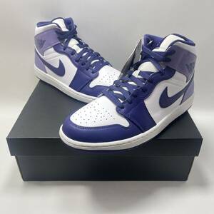 [UD332ST]* unused * NIKE Nike AIR JORDAN 1 MID air Jordan mid DQ8426-515 purple Sky J 29.0cm sneakers 