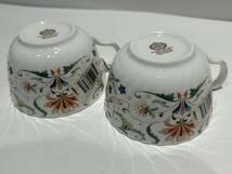 【OMO319YS】MINTON ミントン FORGET ME NOT フォーゲットミィーノット 忘れな草 カップ&ソーサー 2客セット 未使用保管品_画像4