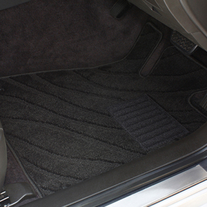  floor mat Deluxe type wave * black Peugeot 2008 R02/09- right steering wheel car 