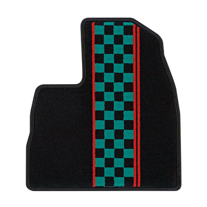  floor mat Deluxe ultimate type sporty check green Peugeot 307 H13/10-H20/11