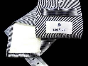 ○E2807N●USED並●エディフィス【EDIFICE】ネクタイ