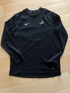 【美品】ナイキ Nike Black Authentic Collection Performance Long Sleeve T-Shirt DRI-FIT サイズM 長袖シャツ　ロサンゼルスドジャース