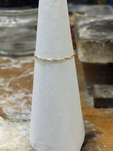 K18 pink gold screw chain ring .. ring ring lady's 