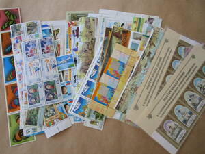 * foreign stamp unused approximately 380 sheets stamp manner seal 10 sheets animal, scenery other *