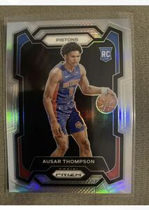 Ausar Thompson 2023-24 Prizm NBA Rookie Silver Prizm RC #150 Houston Rockets シルバーNBAカード Panini PRIZM 