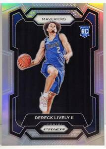 DERECK LIVELY II 2023-24 Panini Prizm NBA SILVER PRIZM Rookie Card RC Mavericks LukaNBAカード Basketball 