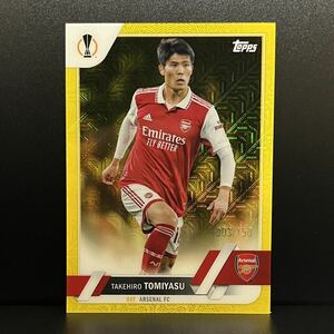 topps JAPAN EDITION 冨安健洋 シリアル 一桁 パラレル Takehiro Tomiyasu 